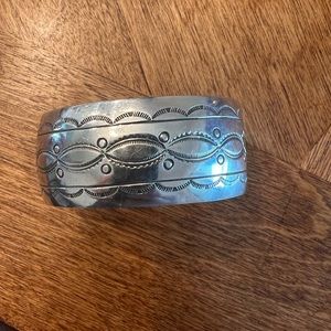 Sterling silver Aztec bracelet